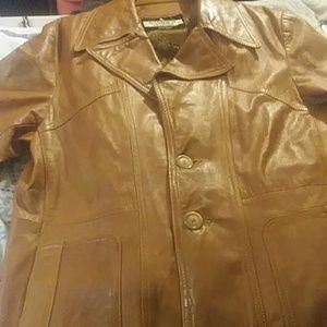 Vintage samber leather coat